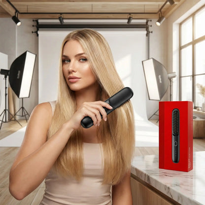 brosse chauffante lissage parfait