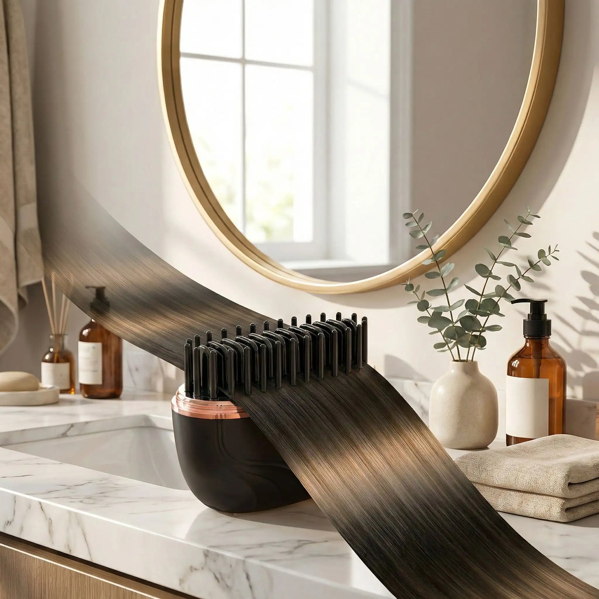 brosse chauffante