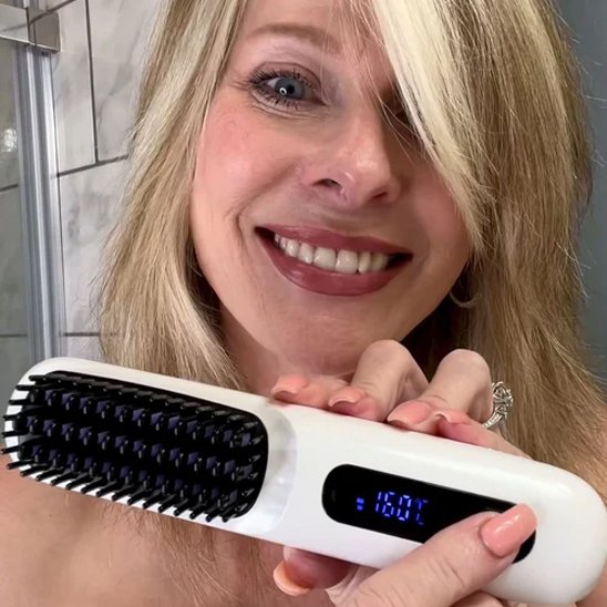 Brosse chauffante 