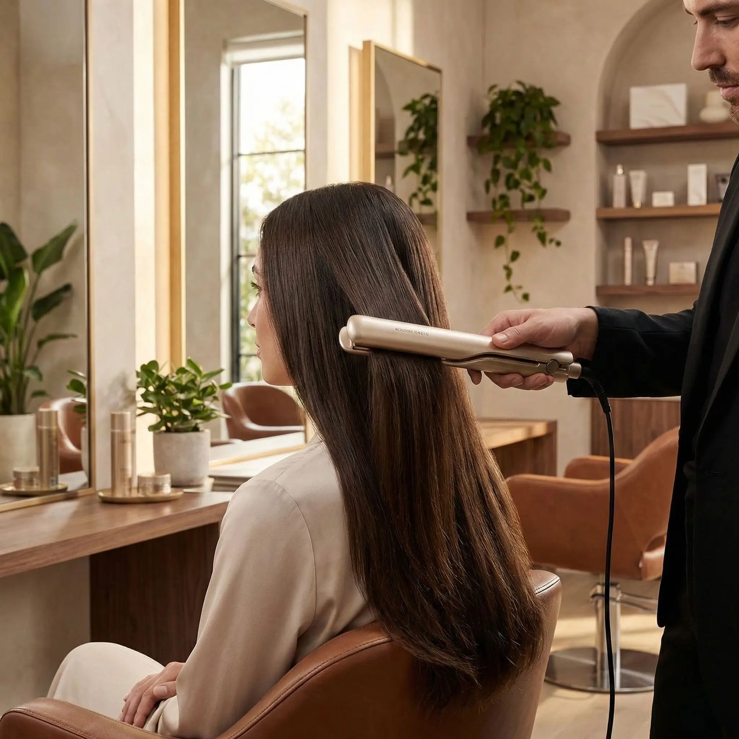 lisseur cheveux lissage parfait Brillance